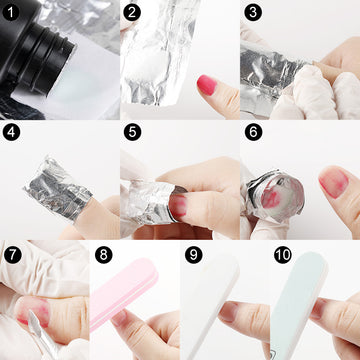 ROSALIND Nail Surface Cleanser Gel Nail Polish Sticky Remover Liquid Enhance Shiny Effect Cleanser Nail Art Remover Tool